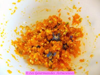 Courgette et carottes pour une entrée surprenante (Vegan) Courgette et carottes pour une entrée surprenante (Vegan)