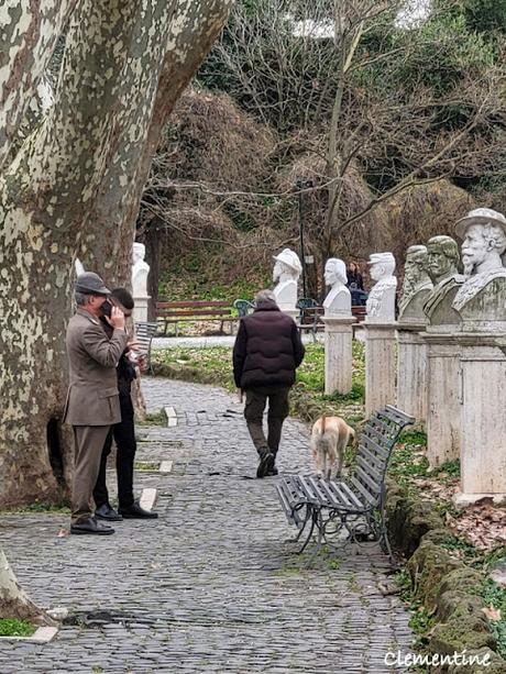 Rome février 2023 - Gianicolo la huitème colline Rome février 2023 - Gianicolo la huitème colline
