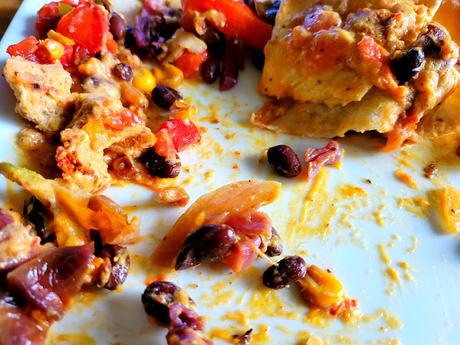 Enchiladas avec sauce au chorizo végétal