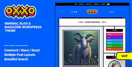 Oxxo – Thème WordPress pour blogs et magazines
