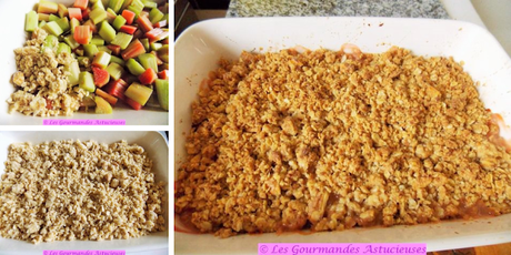 Crumble de rhubarbe aux noix (Vegan) Crumble de rhubarbe aux noix (Vegan)