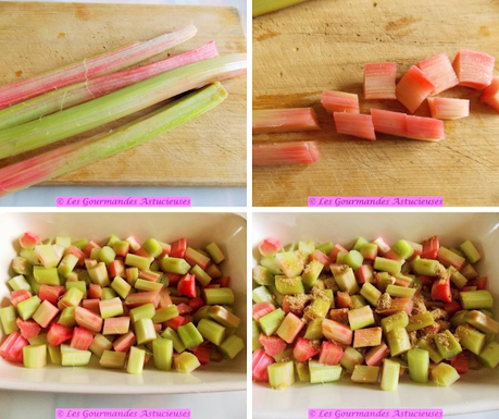 Crumble de rhubarbe aux noix (Vegan) Crumble de rhubarbe aux noix (Vegan)