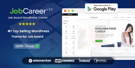 EmploiCarrière |  Thème WordPress réactif pour site d’emploi