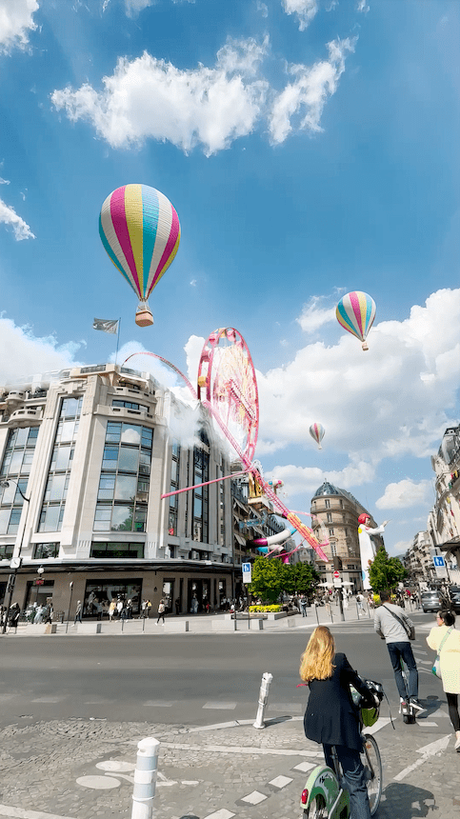 Snapchat réinvente la façade historique de la Samaritaine grâce à la réalité augmentée Snapchat réinvente la façade historique de la Samaritaine grâce à la réalité augmentée