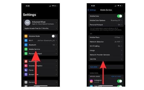 Vérifiez si la carte SIM est active