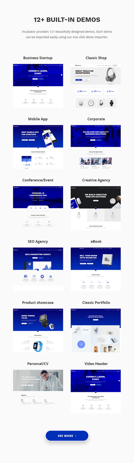 Incubateur – Thème WordPress Startup Business \\