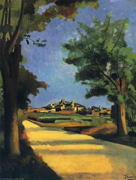 André Derain, Arbres et village, 1932.
