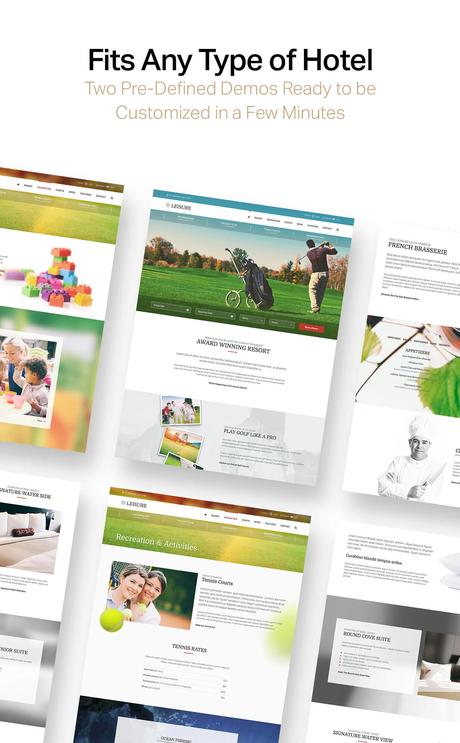 Thème WordPress de loisirs hôteliers Thème WordPress de l'hôtel | Hôtel Loisirs - 3