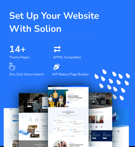 Solion - Logiciels, technologies et solutions informatiques Thème WordPress 2