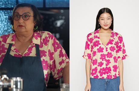 DEMAIN NOUS APPARTIENT : la blouse à fleurs de Mona dans l’épisode 1474