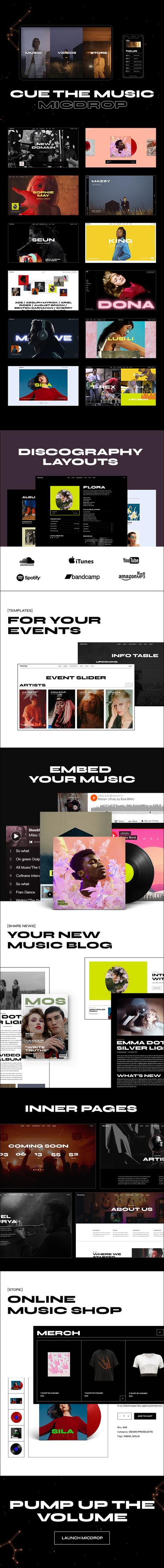 Microdrop - Thème WordPress Musique - 2