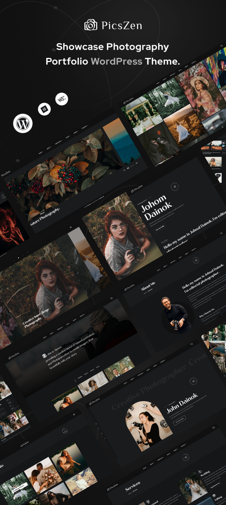 Picszen – Thème WordPress pour la photographie Picszen - Thème WordPress pour la photographie - 1