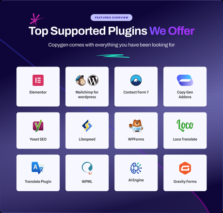 CopyGen – AI Writer & Copywriting Landing Page Thème WordPress \\