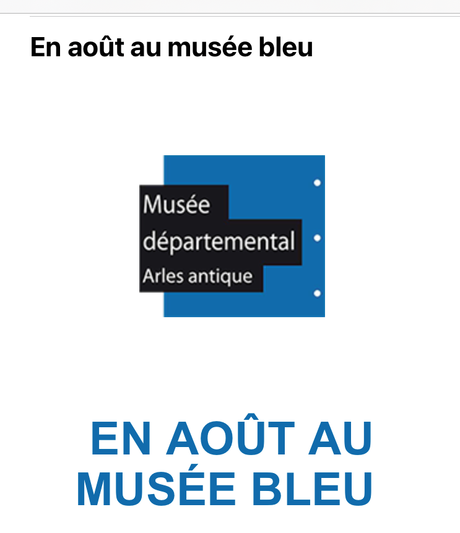 Le Musée bleu – ARLES –