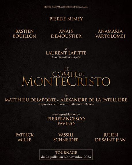 📽LE COMTE DE MONTE-CRISTO : découvrez le casting du film, au Cinéma le 11 décembre 2024