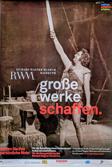 Richard Wagner par l'affiche — Un parcours visuel. Une expo à la bibliothèque municipale de Bayreuth.