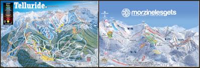 Peindre l'expérience à ski