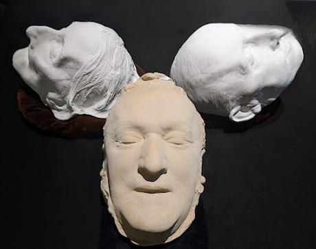 Richard Wagner Museum Bayreuth — Totenmasken Richard, Cosima und Siegfried Wagners — Masques mortuaires de Richard, Cosima et Siegfried Wagner