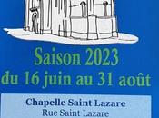L’Art Chapelle -Saison 2023 Juin Août 2023. Noyers cher. Vendredi exposition Heslot Yannick Blanchandin Patrick.