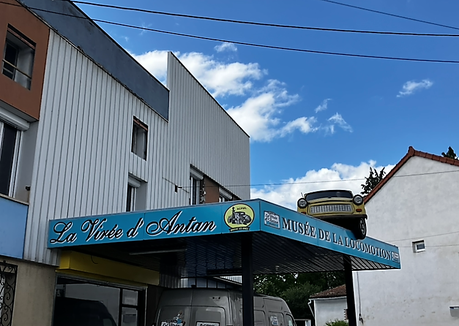 Musée de la locomotion à Brassac les mines —–Année 2023.