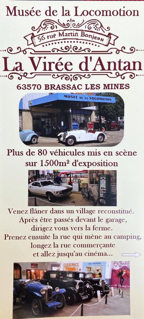 Musée de la locomotion à Brassac les mines —–Année 2023.