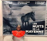 Paroles superbes de OPJ Cyganek et Julie Poulain à Sainte-Suzanne pour les Nuits de la Mayenne