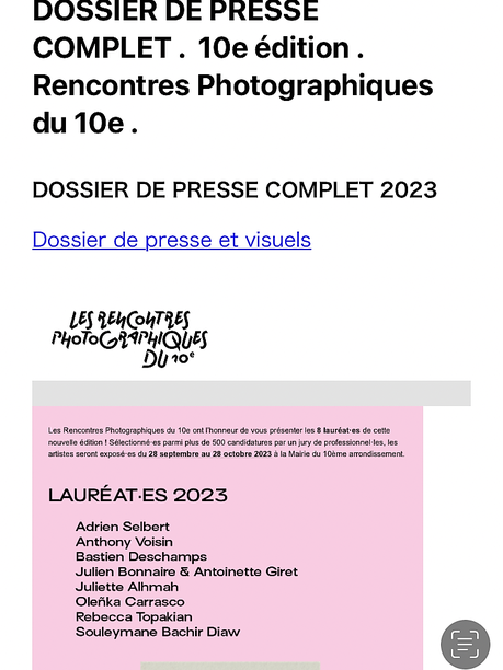 10me édition « Rencontres photographiques du 10me-