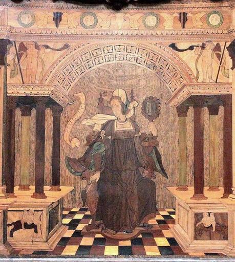 1509-18 Prudence Stalle provenant du chateau de Gaillon, Basilique de Saint Denis detail