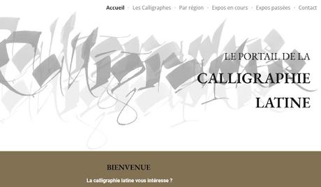 Creation du PORTAIL DE LA CALLIGRAPHIE LATINE