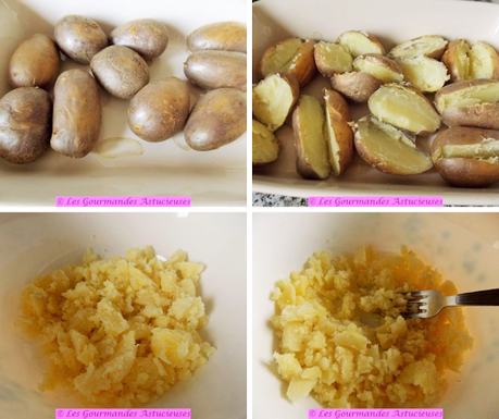Ecrasée de pommes de terre aux noix pleine de surprises (Vegan)
