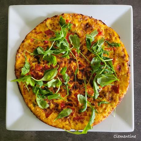 Omelette aux poivrons