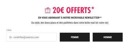 5 bons plans Sarenza à utiliser sans fin ! Bon-plan-newsletter-sarenza