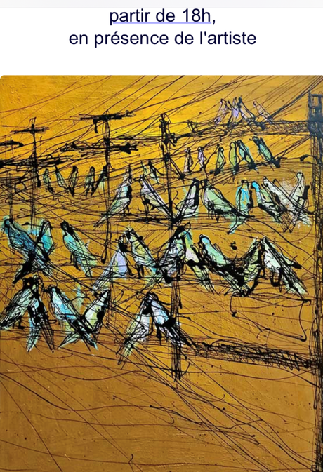 Galerie Schwab Beaubourg  »’ exposition DAOUD «  » » à partir du 07 Septembre 2023.