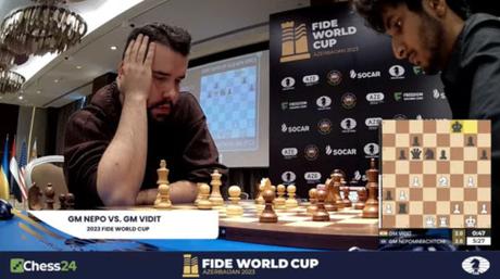 Coupe du Monde d'échecs : Vidit élimine Nepomniachtchi