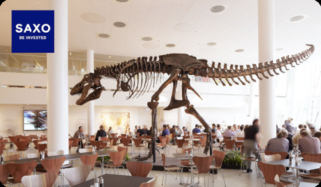 Le dinosaure de Saxo à Copenhague