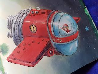 Cerise à travers l'espace