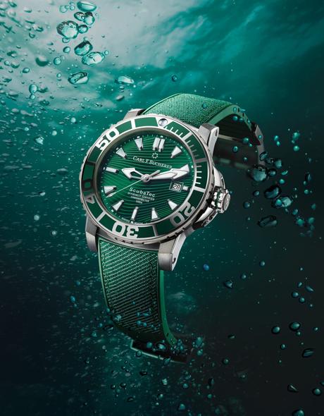 Carl F. Bucherer lance la Patravi ScubaTec Verde en soutien à la fondation Manta Trust