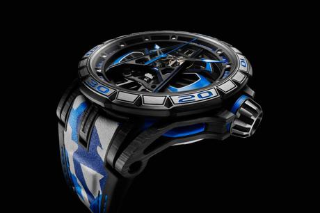 Roger Dubuis et Lamborghini Squadra Corse repoussent les frontières avec l’Excalibur Spider Huracán Sterrato MB Bleue