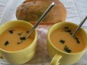 Recette jour Soupe potiron kiri