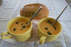 Recette du jour : Soupe de potiron au kiri