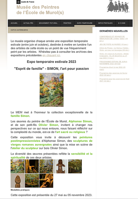 Musée de Murol – « Esprit de famille » été 2023.