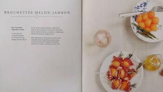 Brochettes melon-jambon