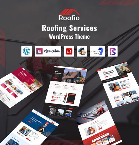 Roofio - Thème WordPress pour les services de toiture