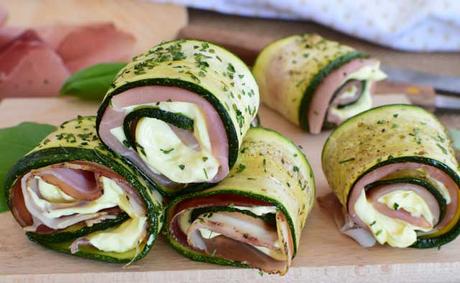 Roulés de Courgettes Jambon ww