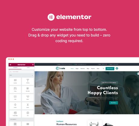 Creote – Thème WordPress pour entreprises et services de conseil \\