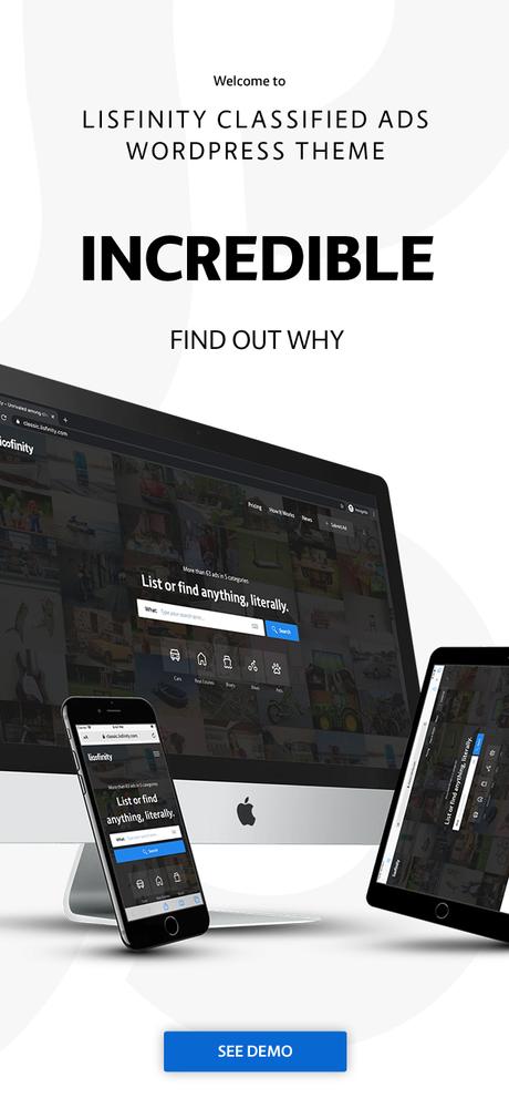 Lisfinity – Thème WordPress pour petites annonces – 3