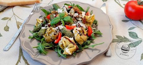 Salade gourmande aux tortellinis - Dans la cuisine d'Hilary