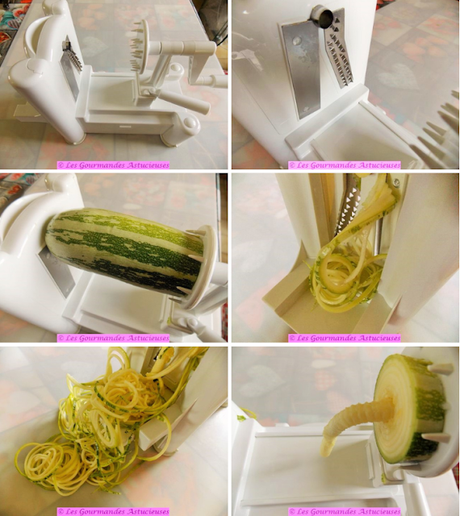 Spaghettis de courgettes aux tomates en 3 préparations (Vegan)