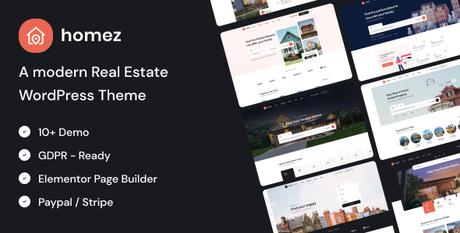 Homez – Thème WordPress pour l’immobilier