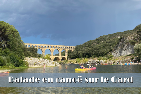 Balade en canoë sur le Gard Balade en canoë sur le Gard